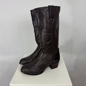 Women's Brown Leather Boots